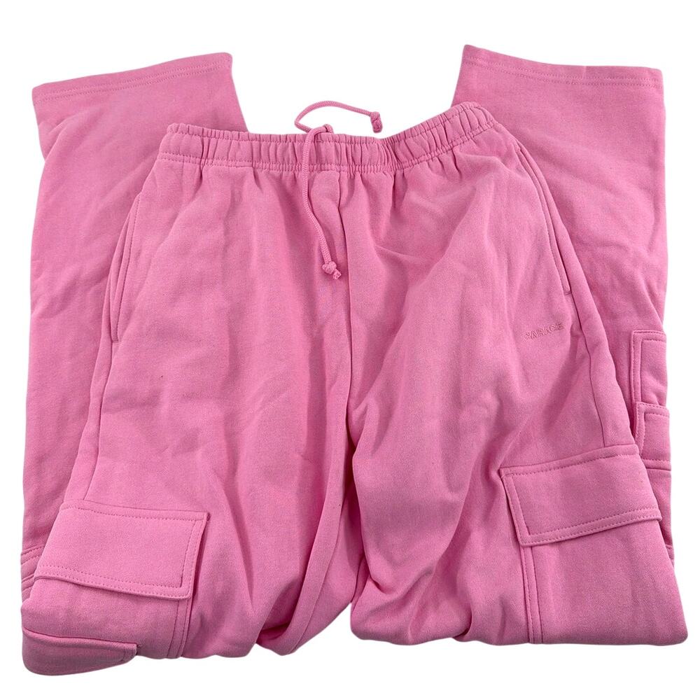 Garage Pop It Pink Pantalon UltraFleece Cargo Sweatpants Size S - Picture 4 of 9